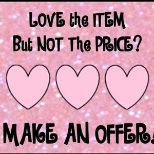 MAKE OFFERS and ask me to BUNDLE